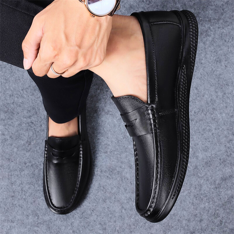 [COMPRE 1 LEVE 2] Mocassim Ortopédico Italiano de Couro Legitimo