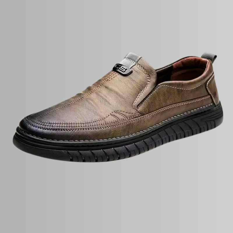 [COMPRE 1 LEVE 2] Mocassim Ortopédico Italiano de Couro Legitimo