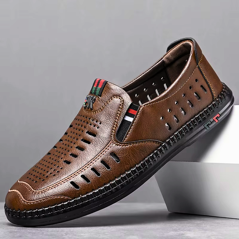 [COMPRE 1 LEVE 2] Mocassim Ortopédico Italiano de Couro Legitimo