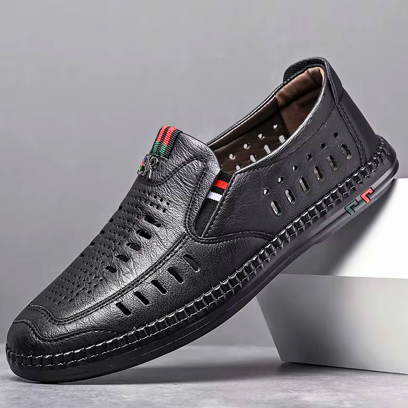 [COMPRE 1 LEVE 2] Mocassim Ortopédico Italiano de Couro Legitimo