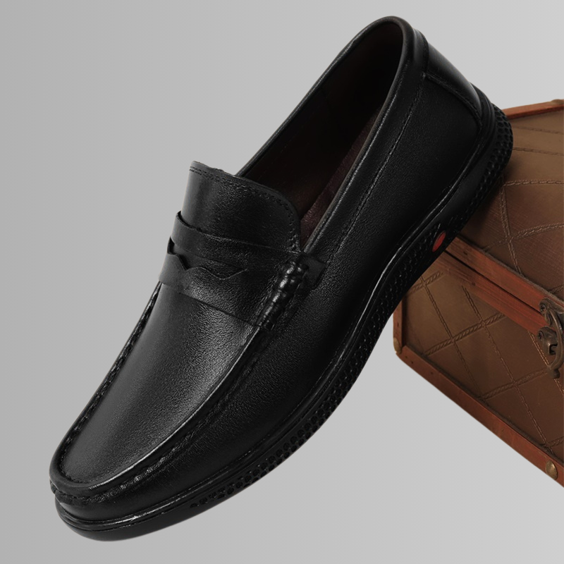 [COMPRE 1 LEVE 2] Mocassim Ortopédico Italiano de Couro Legitimo