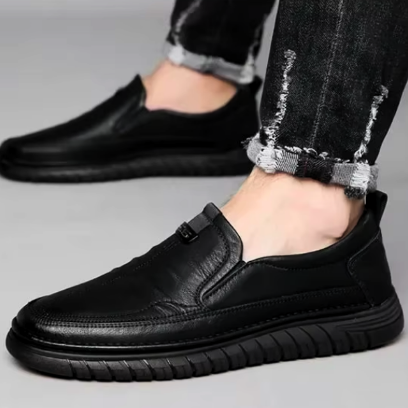 [COMPRE 1 LEVE 2] Mocassim Ortopédico Italiano de Couro Legitimo