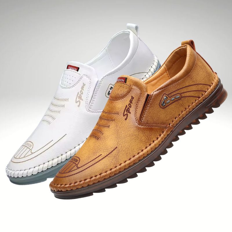 [COMPRE 1 LEVE 2] Mocassim Ortopédico Italiano em Couro Legítimo